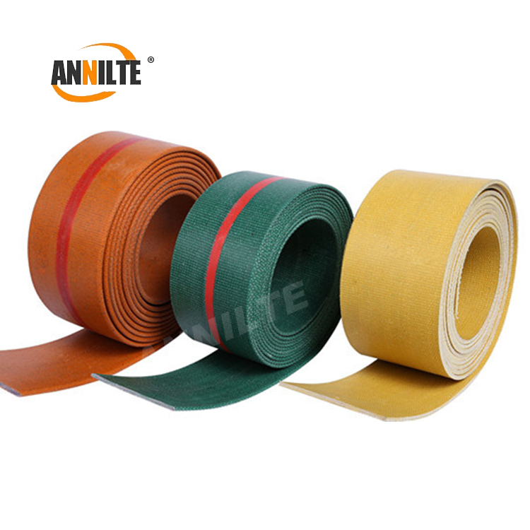 China Annilte Cotton Flat Power Transmission Flat Drive Belt