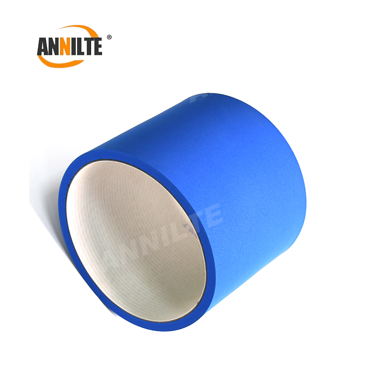 China Annilte Customizable Pvc Blue Cloth Foam Sponge Conveyor Belt For Labeling Machine